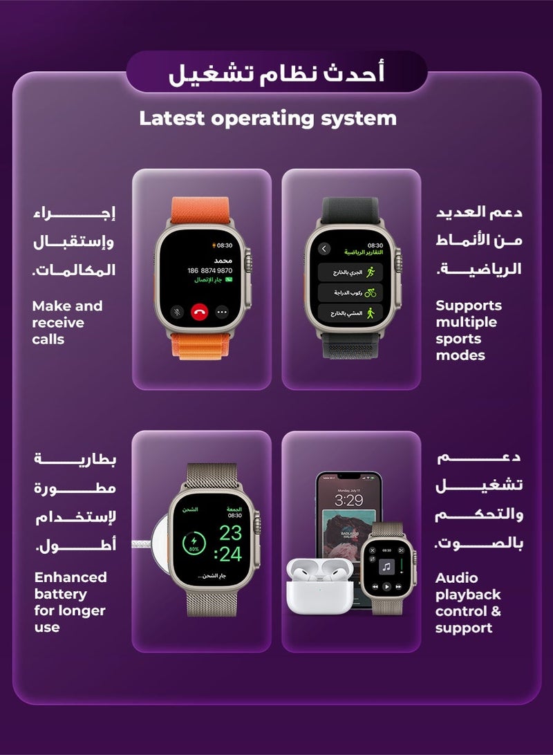 Urjwan Ultra 3 Smartwatch (Brand New) – Silver: AI with ChatGPT, AMOLED Display for Vivid Colors, Photo Viewing Feature, Dedicated App for Perfect Control, Notifications & Calls Support, Water Resistance, with 3 Premium Straps. - Image 3